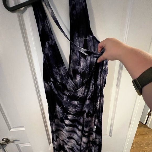 Tie dye jump suit with backless halter - Picture 3 of 6